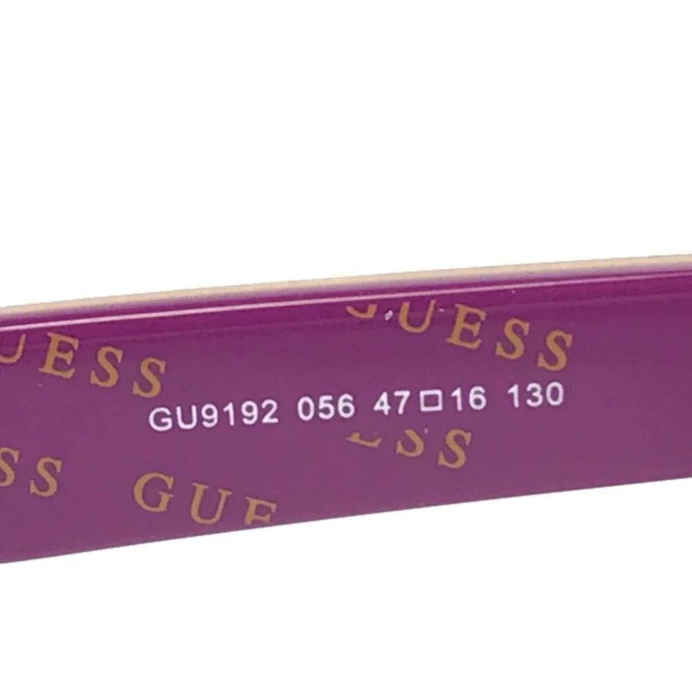 Guess Eyeglasses Frames GU9192 056 Purple Tortoise Cat Eye Round 47-16-130